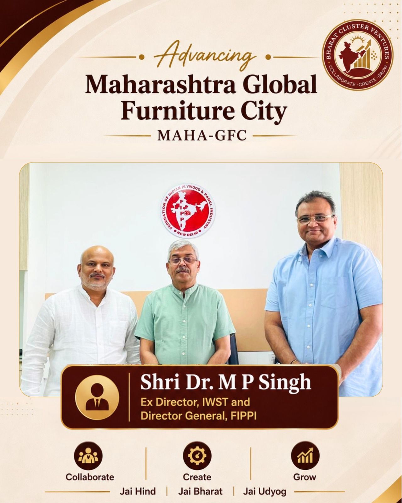 We had the privilege of meeting Shri Dr. M.P. Singh Sir, Ex-Director of #IWST and Director General of Federati
