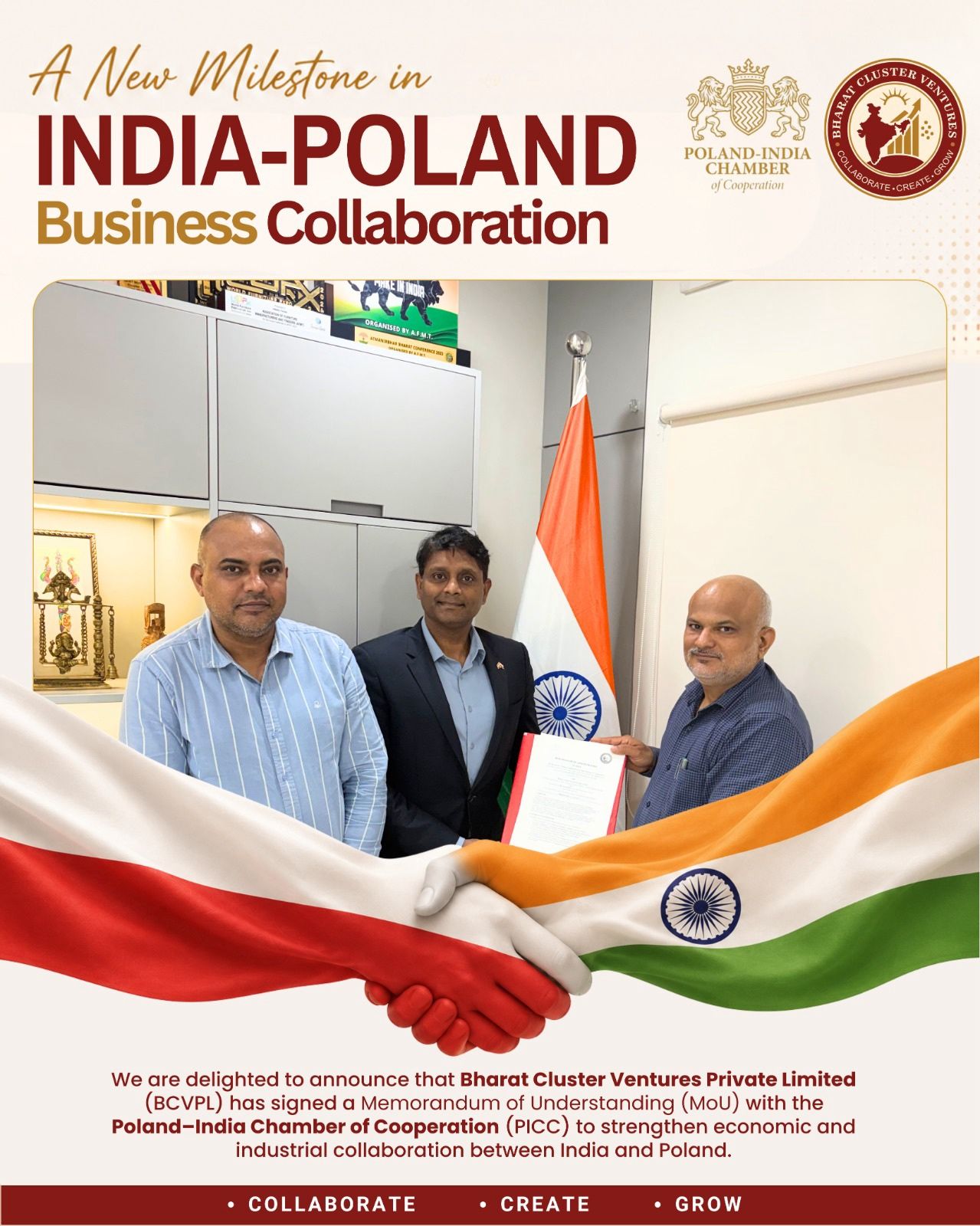 A New Milestone in India–Poland Business Collaboration on Dt. 01.07.2026 We are delighted to announce that Bha