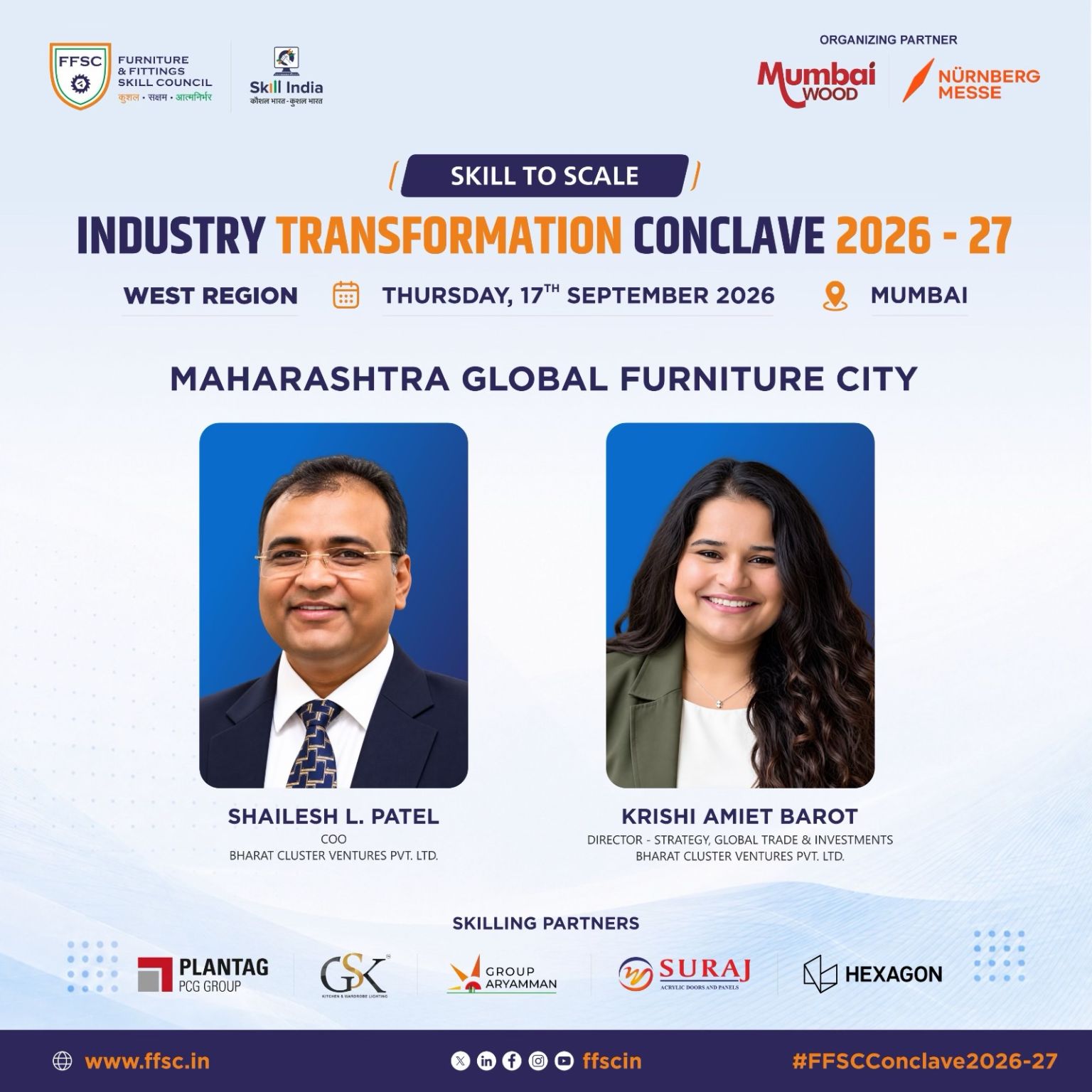 Proud to share that Ms. Krishi Barot , Director – Strategy, Global Trade & Investments, and Mr. Shailesh Patel